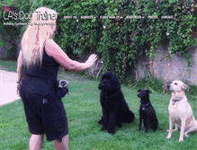 Tablet Screenshot of lasdogtrainer.com